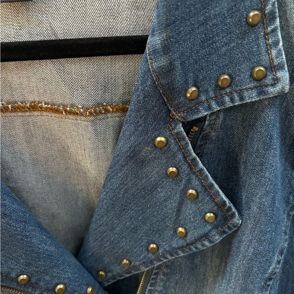 Ashley Stewart Women’s Blue Denim‎ Jacket Size 22/24 - Picture 3 of 8